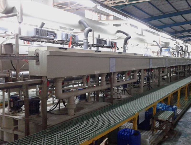 Roll to roll continuous plating line