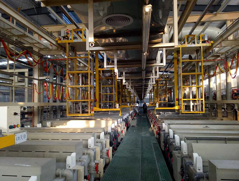 Intelligent automobile plastic plating line